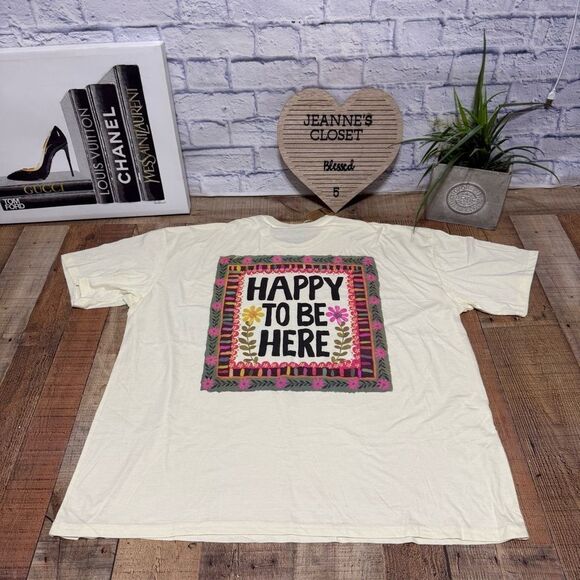 Natural Life Comfy Tee | Happy Here NWT size XXXL 3X - Picture 11 of 14
